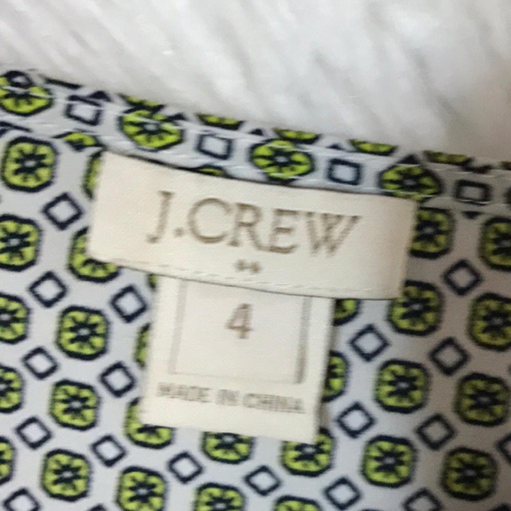 J.Crew Printed Ruffle Tank Top - Picture 5 of 6